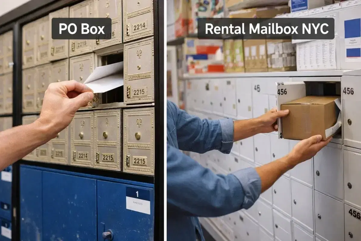PO Box NYC vs Rental Mailbox NYC: Which Is Better for Packages?