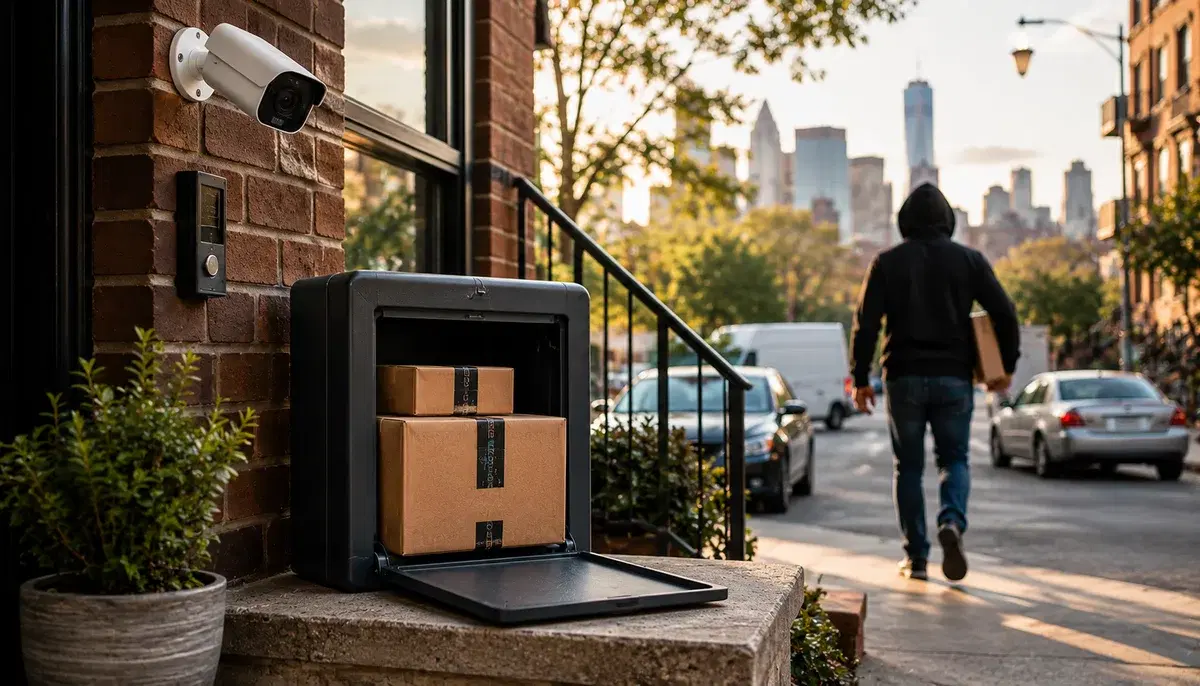Here is an idea that helps to prevent package theft in NYC