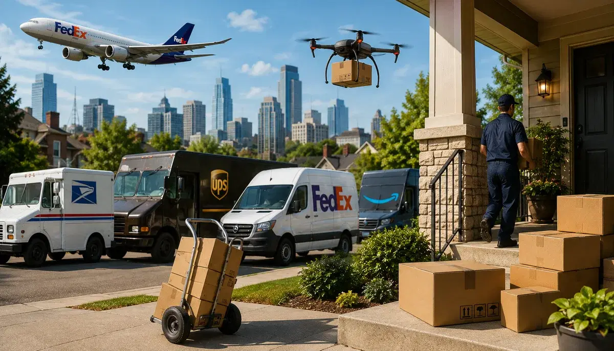 What are the top delivery companies in the US?