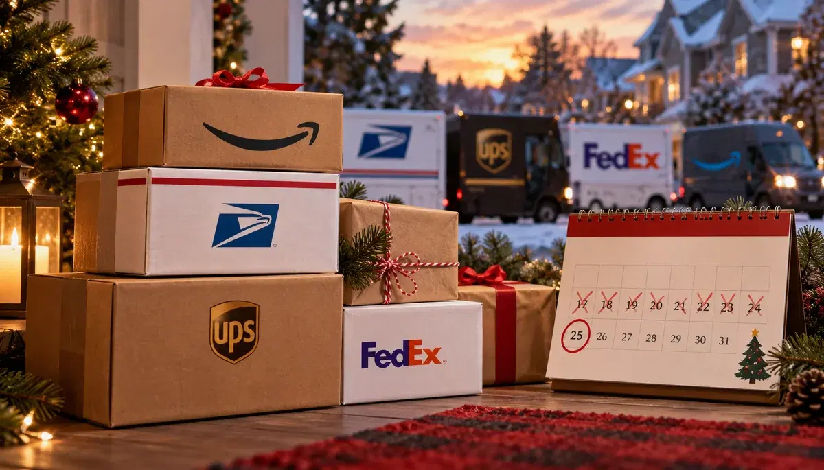 2026 Holiday Shipping Deadlines: USPS, UPS, FedEx & Amazon